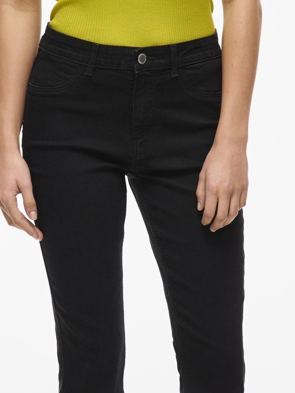 VIJEGGY Jeggings - Black Denim - VERO MODA & VILA Bergvik
